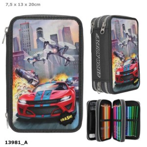 13981 Piórnik potrójny z wyposażeniem LED Action World 