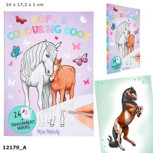 12179 Kolorowanka kopiowanka Miss Melody   