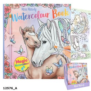 12576 Kolorowanka Miss Melody Watercolour  