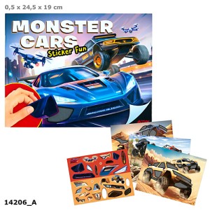 14206 Zestaw z naklejkami Monster Cars