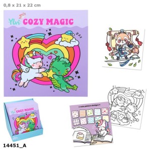 14451 Kolorowanka Cozy Magic Jednorożec Ylvi 