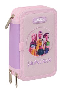 442667857  Piórnik potrójny z wyposażeniem K-POP Demon Hunters Iconic 