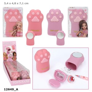 12649 Temperówka TOPModel Doggy&Kitty z lusterkiem 