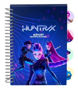 542660077 Kołonotes A5 z kolorowymi kartkami K-POP   