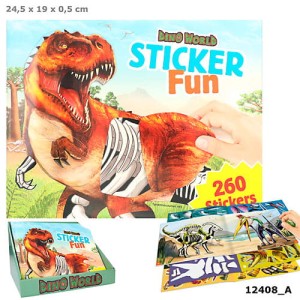 12408 Zestaw kreatywny z naklejkami Dino World  
