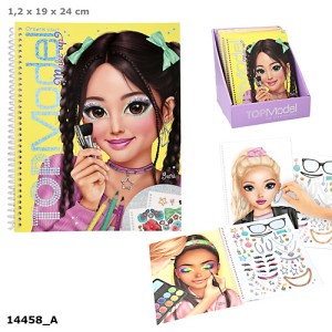 14458 Szkicownik Make Up Top Model  